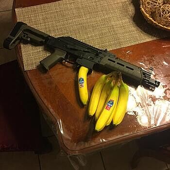PSA AK-V 9mm MOE SBA3 Pistol, ODG The magpul handguard is a