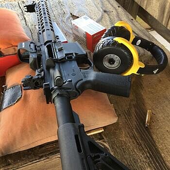 PSA AR-15 16" Mid-Length 5.56 NATO 1/7 Nitride 13.5" Lightweight M-Lok MOE EPT Rifle w/MBUS Sight Set Feels really solid. I like
