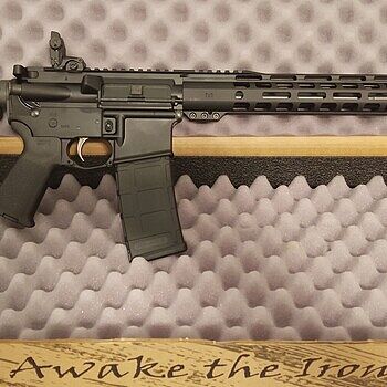 PSA AR-15 16" Mid-Length 5.56 NATO 1/7 Nitride 13.5" Lightweight M-Lok MOE EPT Rifle w/MBUS Sight Set Great Buy!