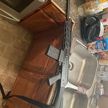 JTS M12AK 12 GA 18" Semi-Auto Shotgun, Black - M12AK JTS AK 47 style 12 gauge shotgun