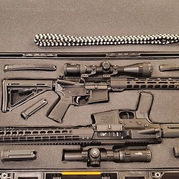 PSA AR-15 16" Mid-Length 5.56 NATO 1/7 Nitride 13.5" Lightweight M-Lok MOE EPT Rifle w/MBUS Sight Set great right out the box