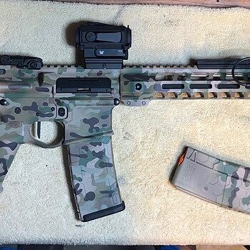 PSA 14.7" Mid-length CHF 5.56 NATO 1:7 13.5" Lightweight M-Lok Upper Pinned & Welded - No BCG or CH - 77932796 Gotta love an FN barrel.