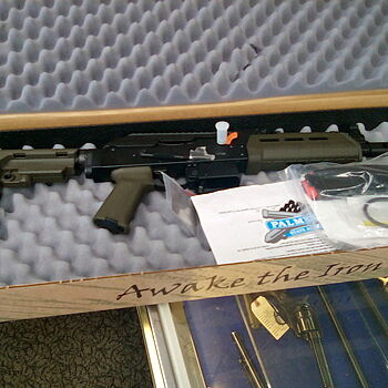 PSA AK-V 9mm MOE SBA3 Pistol, ODG Effortlessness