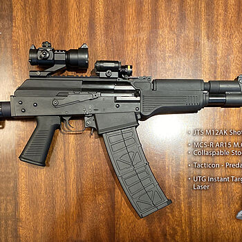 JTS M12AK 12 GA 18" Semi-Auto Shotgun, Black - M12AK Love my new JTS M12 AK style Shotgun