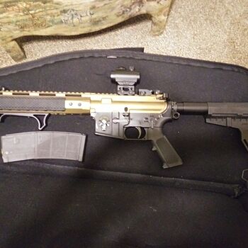 PSA AR-15 Bolt Carrier Group 5.56 Full-Auto Nitride MPI - 516446953 Great finish love it works flawlessly..