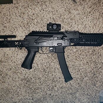 PSA AK-V 9mm MOE SBA3 Pistol, ODG LOVE MY K-USA VITYAZ :))))