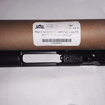 PSA AR-15 Bolt Carrier Group 5.56 Full-Auto Nitride MPI - 516446953 Improperly made bolt carrier group
