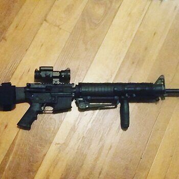 PSA 20" Rifle Length 5.56 NATO 1/7 Nitride Freedom Rifle Kit - 7788893 M16A4 inspired build