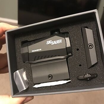 Sig Sauer Romeo5 1x20mm Red Dot Sight, Black - R52001 Sig Romeo5