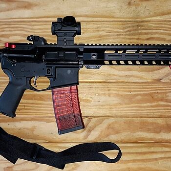 PSA 14.7" Mid-length CHF 5.56 NATO 1:7 13.5" Lightweight M-Lok Upper Pinned & Welded - No BCG or CH - 77932796 14.7 setup