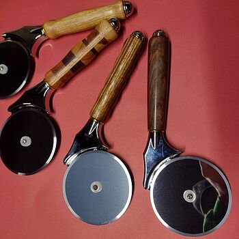 4 in. Deluxe Stainless Steel Pizza Cutter Kit Great seller, easy and fun