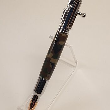30 Caliber Bolt Action Gun Metal Bullet Cartridge Pen Kit nice looking blank