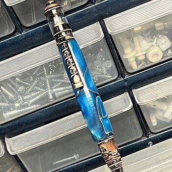 Lighthouse Antique Copper Pen Kit Great Pen. Great Experience. Fun to turn.