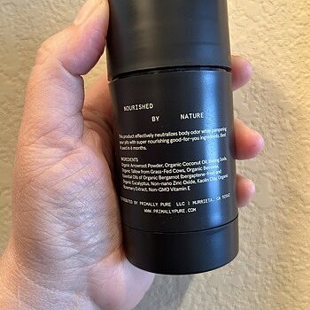 Bergamot + Eucalyptus Deodorant Smells like a spa. Love this scent.