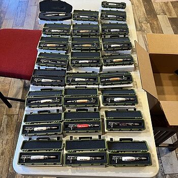 Tactical Rifle Case Pen Box in OD Green Gun /pen case
