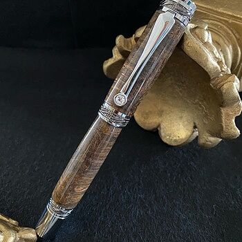 Majestic Gun Metal/Chrome Fountain Pen Kit Great Pen Kits