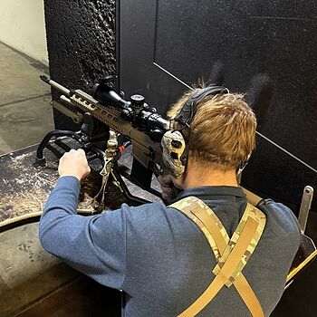 PSA Sabre AR-10 Rifle Billet 20" .308 Rifle w/ 12.5" Quad Rail, A1 Stock, Magpul Bi-Pod, 3 Mags, & Sabre Bag, FDE Great 💥 for the 💵