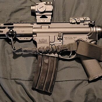 PSA AR-15 16" Mid-Length 5.56 NATO 1/7 Nitride 13.5" Lightweight M-Lok MOE EPT Rifle w/MBUS Sight Set Love this rifle!