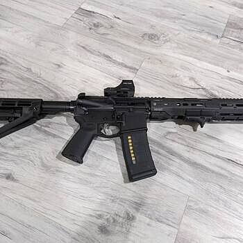 PSA AR-15 Pistol 5.56 10.5" 1/7 Phos. 9" LTWT M-Lok MOE EPT SBA4 Much better than I expected