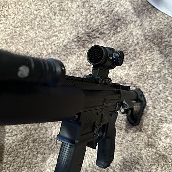 PSA AR-V 7" 9mm 1/10 Nitride Tri-Lug MOE EPT PDW Pistol This thing is wild! Sub