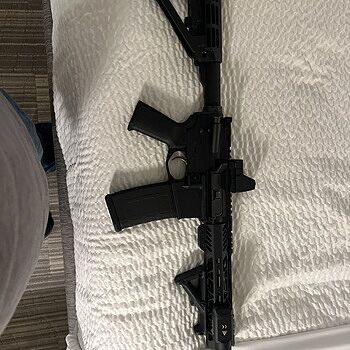 PSA AR-15 Pistol 5.56 10.5" 1/7 Phos. 9" LTWT M-Lok MOE EPT SBA4 Bad ass