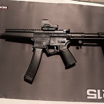 PSA AR-V 7" 9mm 1/10 Nitride Tri-Lug MOE EPT PDW Pistol Bussin
