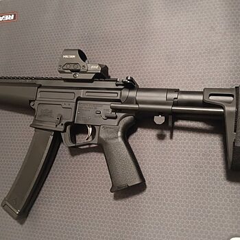 PSA AR-V 7" 9mm 1/10 Nitride Tri-Lug MOE EPT PDW Pistol Bussin
