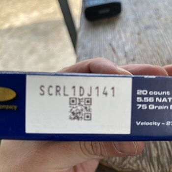 AAC 5.56 NATO 75 Grain BTHP Match w/ Cannelure 20rd Box Affordable accuracy, QC is iffy