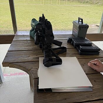 PSA AR-15 Pistol 5.56 10.5" 1/7 Phos. 9" LTWT M-Lok MOE EPT SBA4 Excellent gun to shoot. The