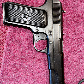 Chinese Tokarev Type 54 Military C&R Eligible 4.5" 7.62x25 mm 8rd Pistol, Good Used Surplus Condition Not bad for the deal