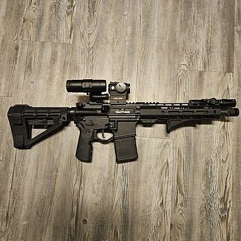 PSA AR-15 Pistol 5.56 10.5" 1/7 Phos. 9" LTWT M-Lok MOE EPT SBA4 Great