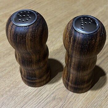Salt and Pepper Shaker Kit Set Nice little shakers that could make a good gift.