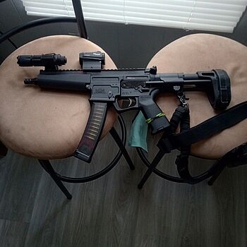 PSA AR-V 7" 9mm 1/10 Nitride Tri-Lug MOE EPT PDW Pistol PCC Perfection
