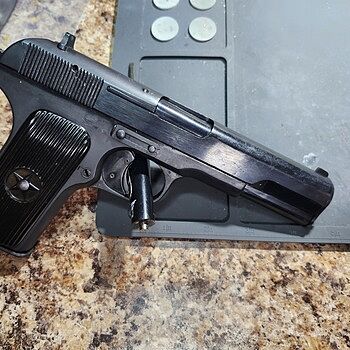 Chinese Tokarev Type 54 Military C&R Eligible 4.5" 7.62x25 mm 8rd Pistol, Good Used Surplus Condition Type 54