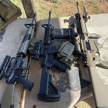 PSA Sabre AR-10 Rifle Billet 20" .308 Rifle w/ 12.5" Quad Rail, A1 Stock, Magpul Bi-Pod, 3 Mags, & Sabre Bag, FDE It’s great! Runs smoothly right