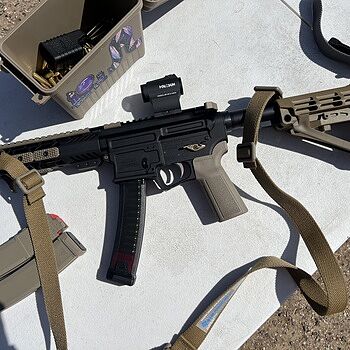 PSA AR-V 8" 9mm 1/10 Lightweight M-Lok MOE EPT SBA3 Pistol First, this is only my