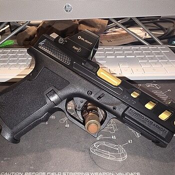 PSA Dagger Compact Complete Polymer Frame, Black Better grip than a Glock