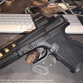 PSA Dagger Compact Complete Polymer Frame, Black Better grip than a Glock