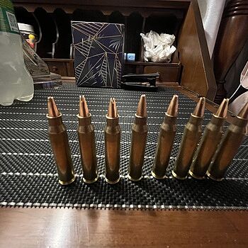 AAC 5.56 NATO 75 Grain BTHP Match w/ Cannelure 20rd Box Horrible consistency, horrible QC