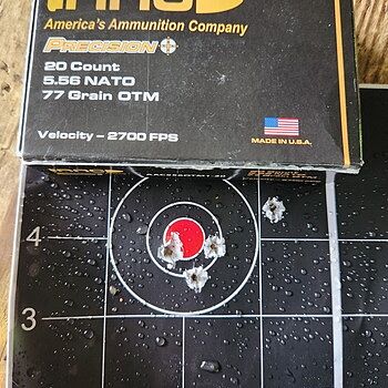 AAC 5.56 NATO Ammo 77 Grain OTM 20rds Great ammo. Getting 1 moa