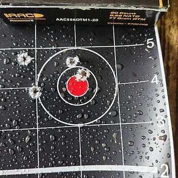 AAC 5.56 NATO Ammo 77 Grain OTM 20rds Great ammo. Getting 1 moa