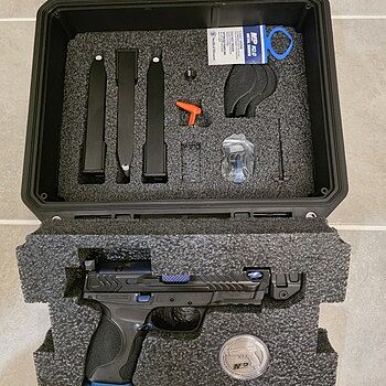 Smith & Wesson M&P9 M2.0 Metal HD Spec Series OR 9mm 4.875" 23rd Pistol, Gray/Blue PVD I received it and shot