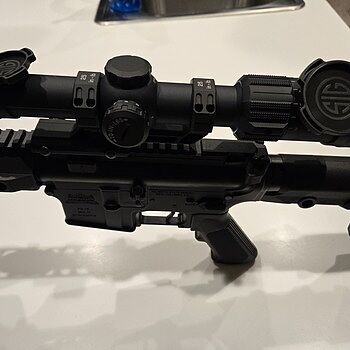 SIG Sauer Tango MSR LPVO Scope 1-6x24mm SFP w/ Alpha Cantil. MSR Mount, Black - SOT61000 Great scope, watch some YouTube