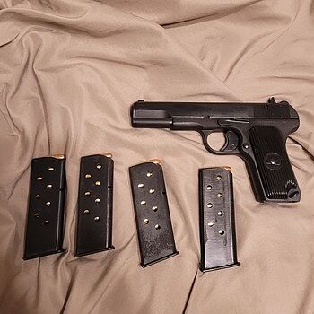 Chinese Tokarev Type 54 Military C&R Eligible 4.5" 7.62x25 mm 8rd Pistol, Good Used Surplus Condition An excellent addition to my
