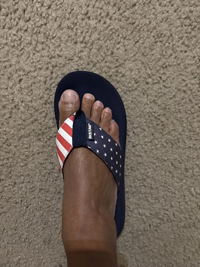 Spotlight USA Stars and Stripes Flip Flop Cuteness