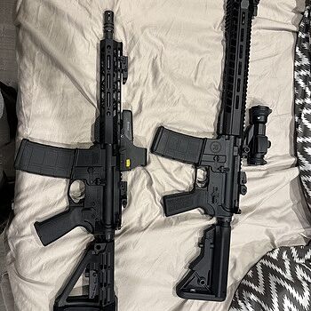PSA AR-15 Pistol 5.56 10.5" 1/7 Phos. 9" LTWT M-Lok MOE EPT SBA4 Very nice home defense weapon.