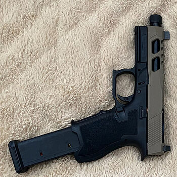 PSA Dagger Compact Complete Polymer Frame, Black Freaking