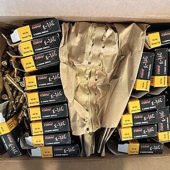 PMC X-Tac 5.56 Ammo 62 Gr LAP 20rds - 556k Fine product but lazy packaging.