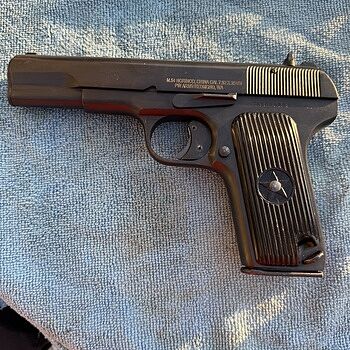 Chinese Tokarev Type 54 Military C&R Eligible 4.5" 7.62x25 mm 8rd Pistol, Good Used Surplus Condition Very nice pistol. Came pretty