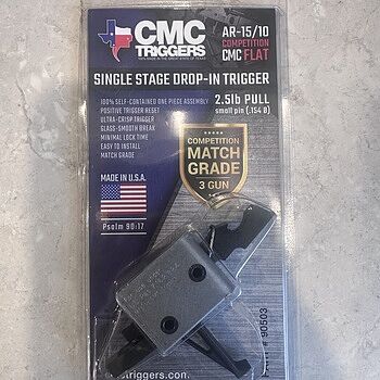 CMC Triggers Single Stage Tactical Trigger - 2-2.5lb Flat - 90503 Feels excellent! Installation is elementary!